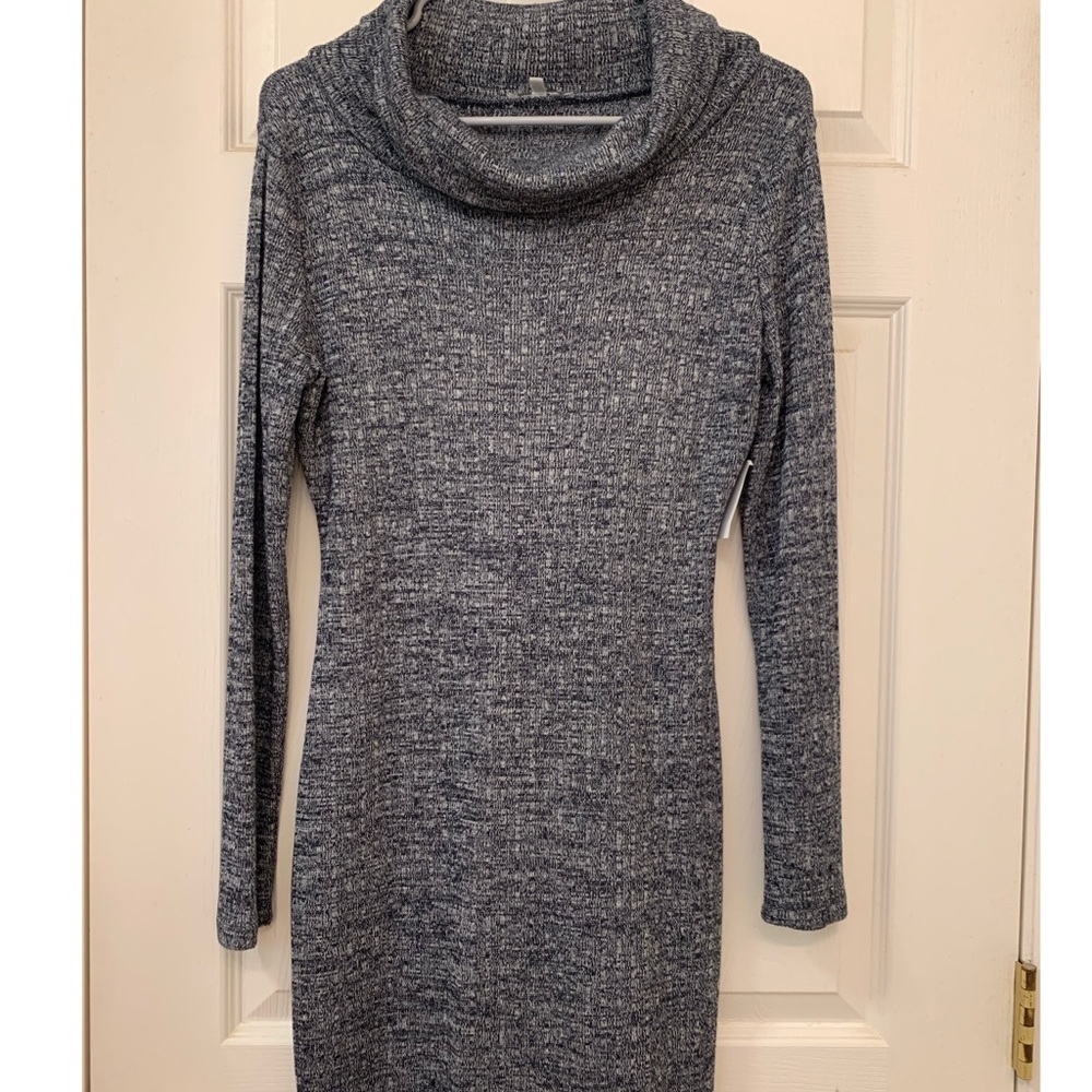 Charlotte Russe Navy Blue Sweater Dress (BRAND NEW WITH TAGS)